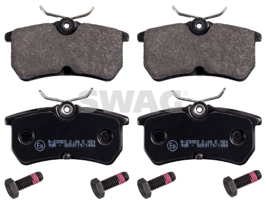 set placute frana,frana disc 50 91 6167 SWAG